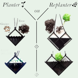 WARHOL gardening breastplate delivered with organic soil and seeds